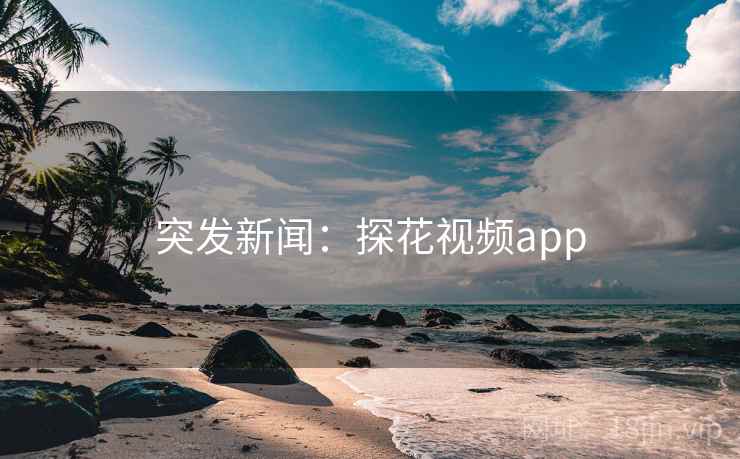 突发新闻：探花视频app