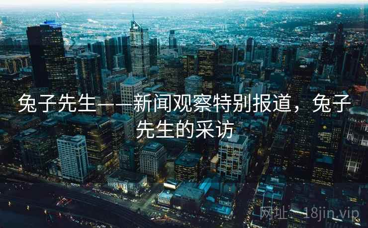 兔子先生——新闻观察特别报道，兔子先生的采访