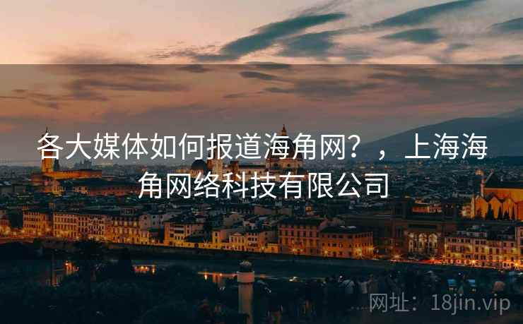 各大媒体如何报道海角网？，上海海角网络科技有限公司