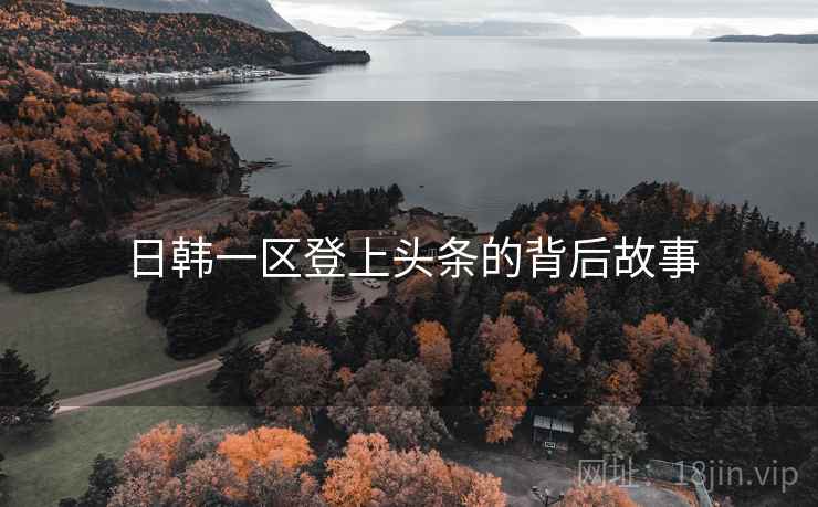 日韩一区登上头条的背后故事 日韩一区登上头条的背后故事