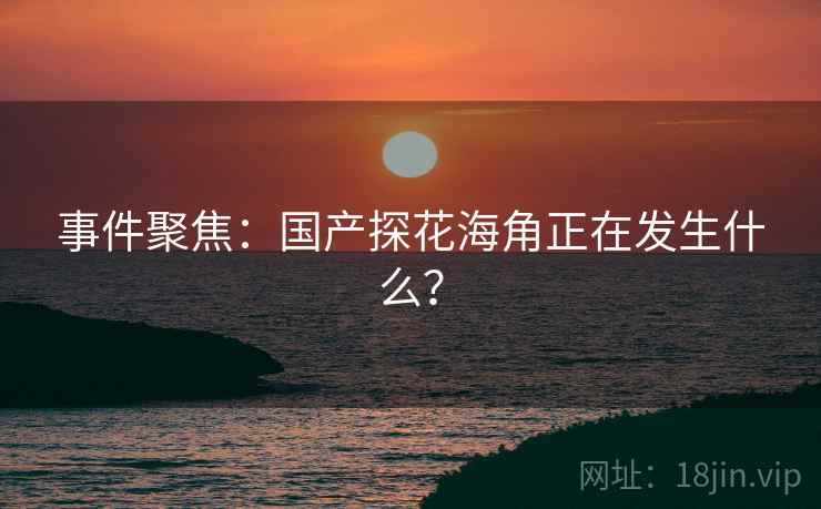事件聚焦：国产探花海角正在发生什么？
